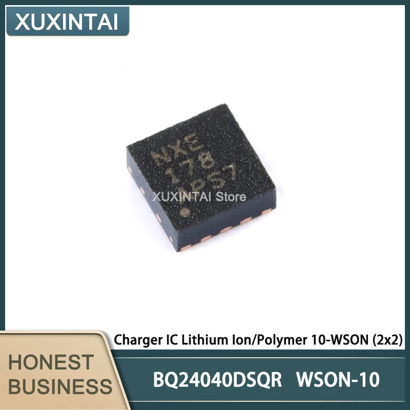 20Pcs/Lot  New Original  BQ24040DSQR BQ24040 Charger IC Lithium Ion/Polymer 10-WSON (2x2)