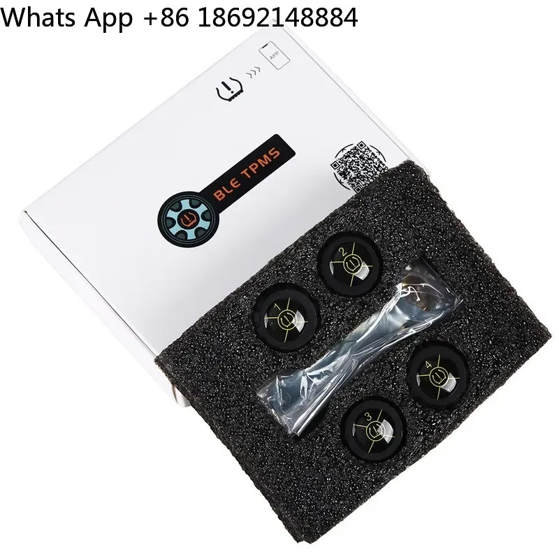 TPMS System for Mobile APP Bluetooth Tire Pressure Monitoring for Vehicle External High-Precision Tire Thermometer