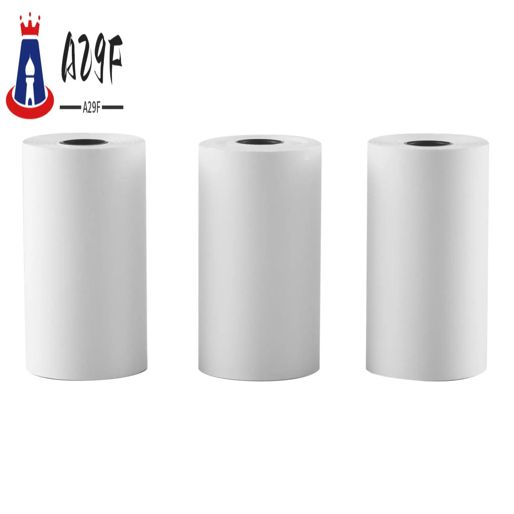 

A29F-3Rolls Thermal Receipt Paper 57X30mm Rolls, POS Thermal Paper Rolls Fit Credit Card Machine, Cash Register