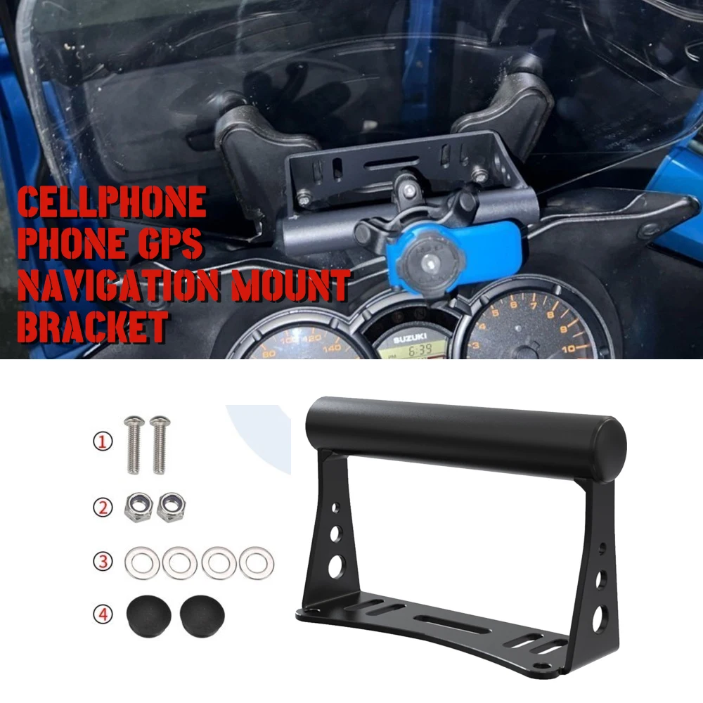 For Suzuki V-Strom 650 DL 650 ABS 2004 2005 2006 2007 2008-2011 Motorcycle Smart Phone Stand Holder GPS Navigation Plate Bracket