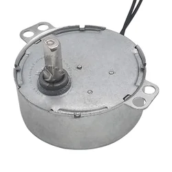 TYC49 AC5-220V 50/60Hz 0.9-60/1.1-70RPM 4W Plastic Gear Display Stand/Lighting Turntable Oscillating Synchronous Motor D Shaft