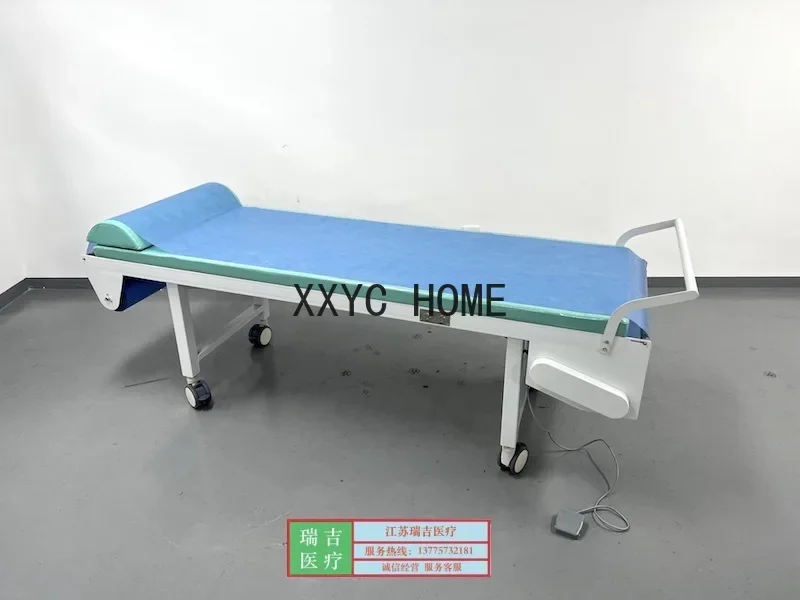 

Automatic paper sheet color ultrasound examination bed