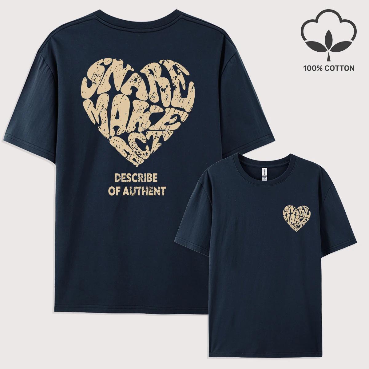 Big Love Word Art Print T Shirt Men Summer All-Match Tee Shirts O-Neck Hip Hop Short Sleeve Cotton Loose Trendy T-Shirts