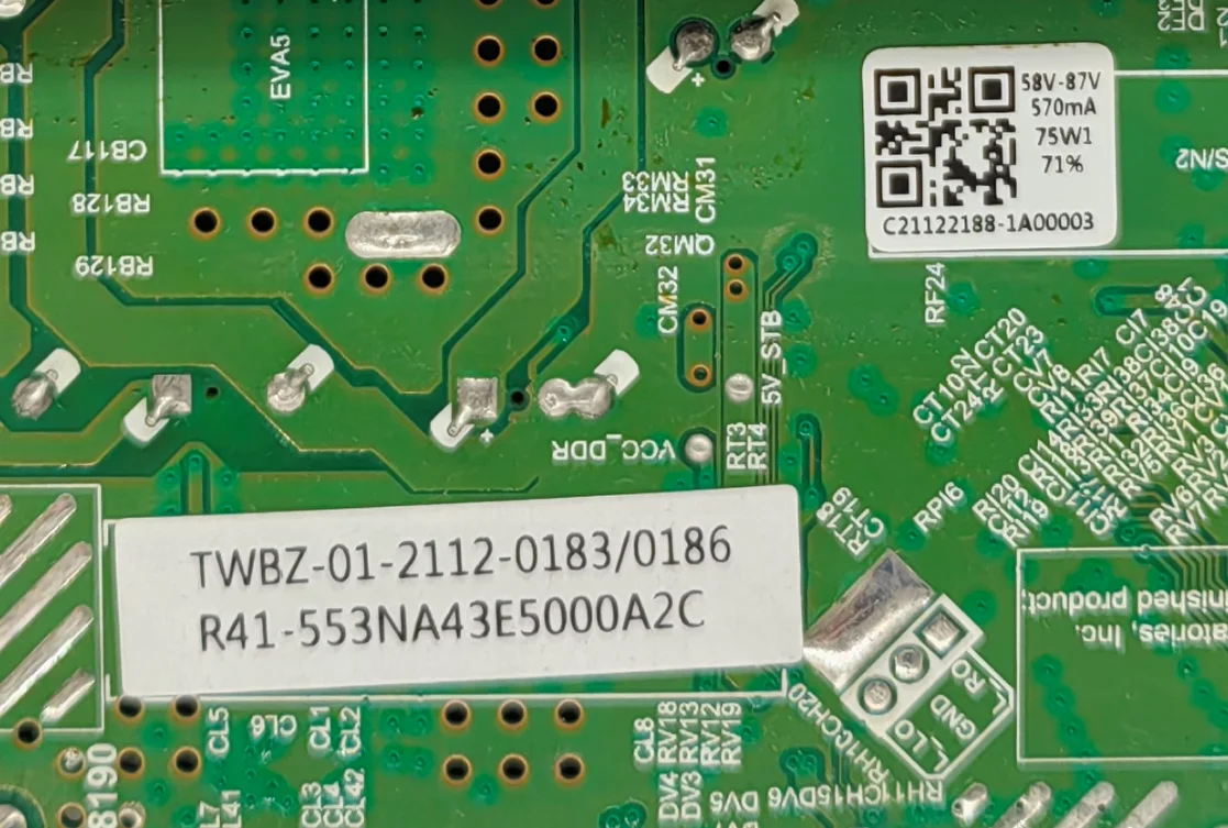 TP.MS3553.PB802 Płyta główna telewizora „trzy w jednym”, dobrze przetestowana, fizyczne zdjęcie dla 58-87v 570ma 75w 1920x1080 lub 35--57v 65w 600ma