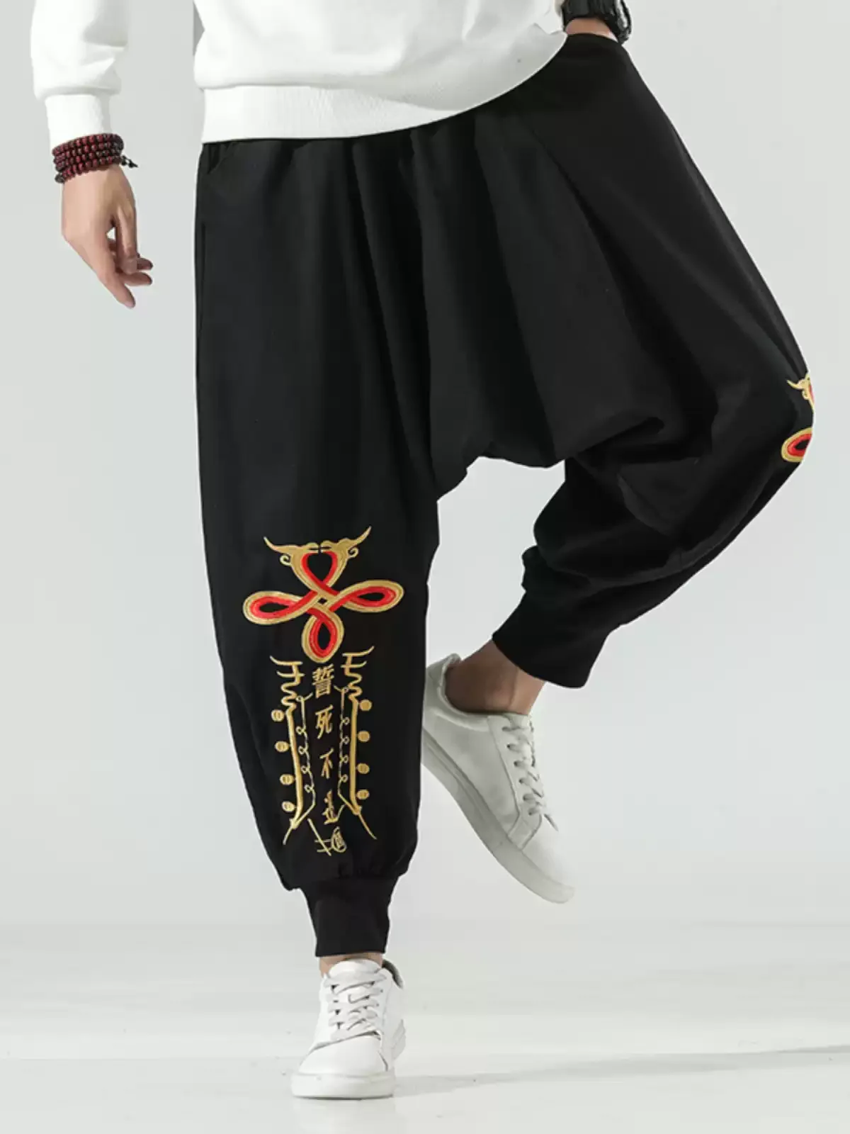 Shaolin Monk Kung Fu Martial Arts Pants Wushu Bloomers Buddha Buddhist Zen Lay Meditation Trousers Kung Fu Running Pants