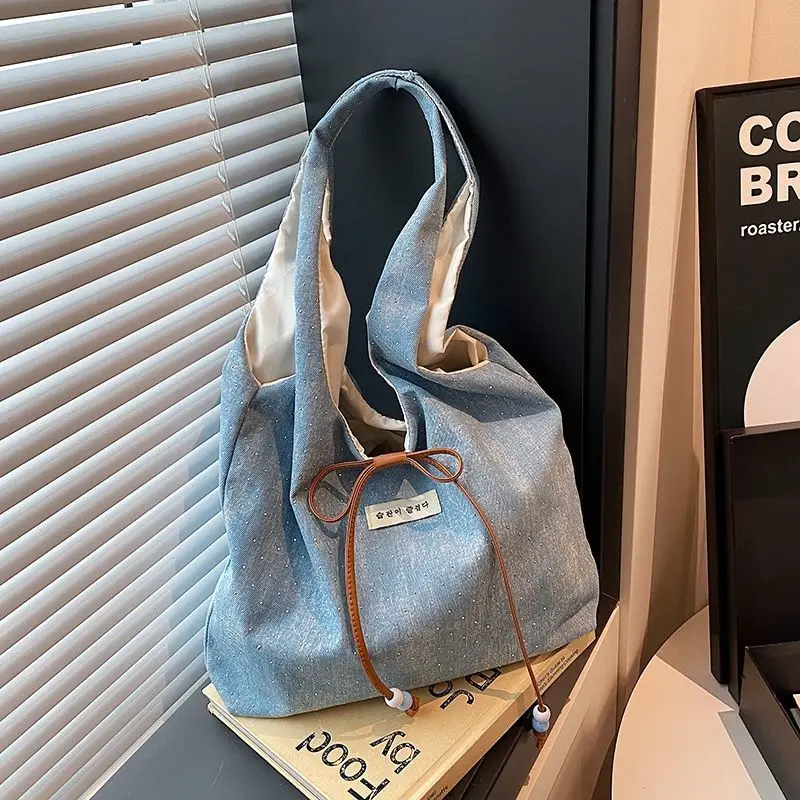 

Original Designer Tote bag Denim Canvas bag Female Hobo bags Cute Single Shoulder Purse Women's Handbags Shopping Pouch
