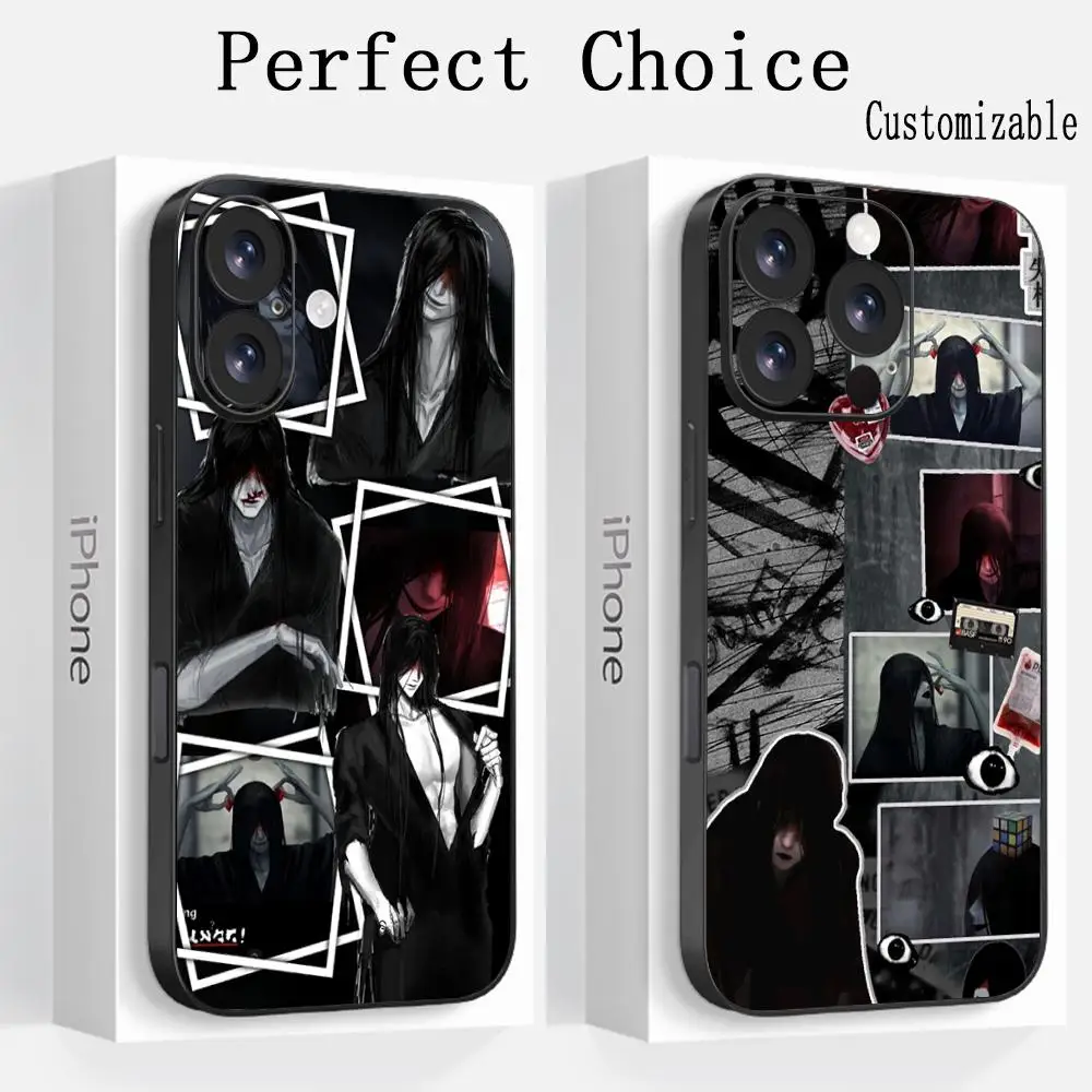 Homicipher crawling cool game man ins Phone Case For iPhone 16 15 14 13 12 11 Plus Mini Pro Max Soft black Shockproof Cover