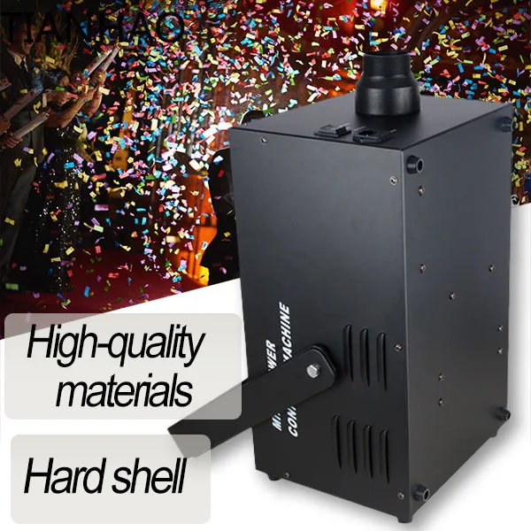 1800W Confetti Blower Machine Stage Manual Control Whirlwind Paper Confetti Launcher