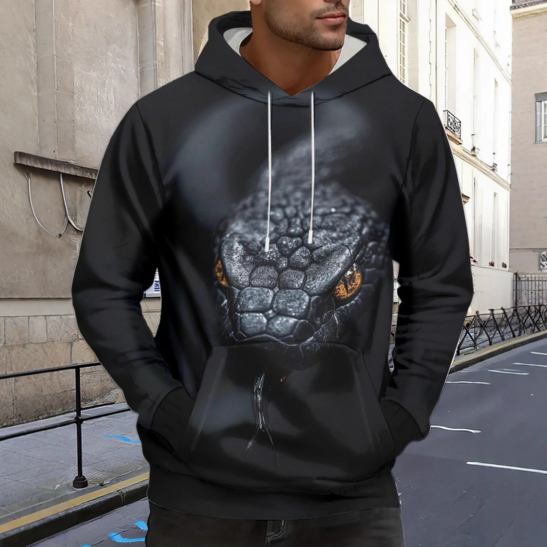 Nueva sudadera con capucha con estampado 3D para hombre, chaqueta de manga larga para deportes al aire libre, Top para pareja de Halloween, superventas de otoño e invierno