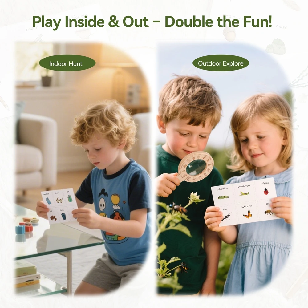 Baby Outdoor Avontuur Set Insect Observatie Box, Vergrootglas, Telescoop Bos En Boerderij Natuur Exploratie Games Kid Giff