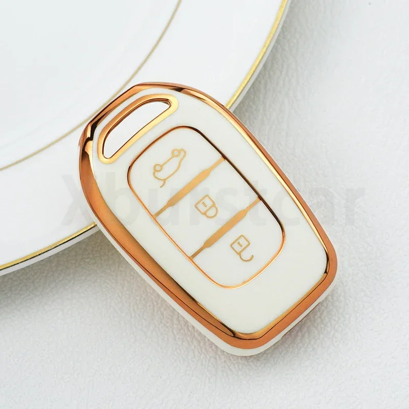 

For Renault TWingo 3 Duster Captur Logan Laguna Scenic for Dacia Logan 2021 TPU Car Key Case Cover Remote Shell Fob Holder