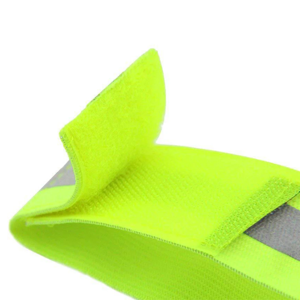 

2 pcs Reflective Band Outdoor Safety Bracelet High Visibility For Night Running Hiking Traffic Construction Worker Utility