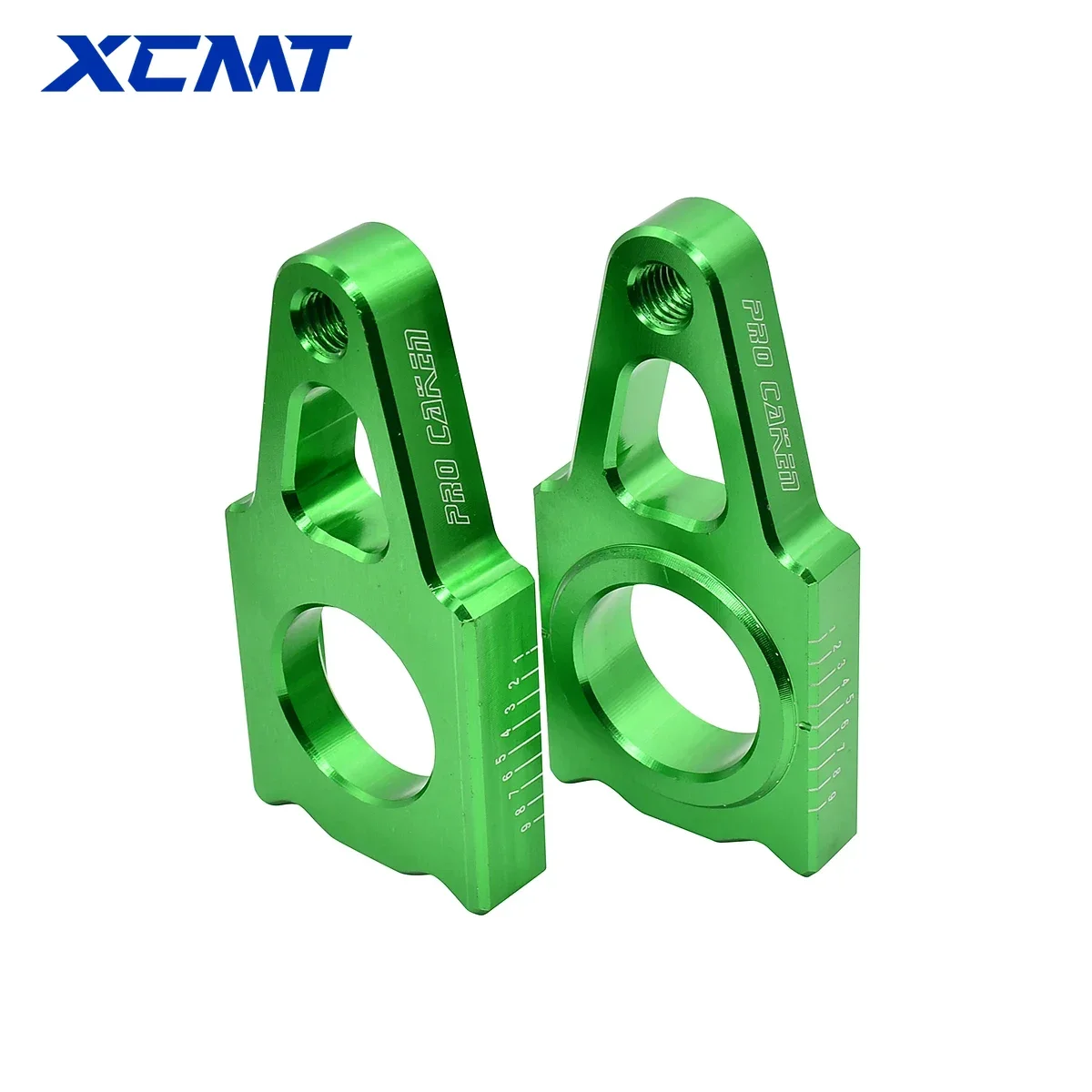 ตัวปรับโซ่เพลาล้อหลัง CNC สำหรับ Kawasaki Kx 125 250 250F 450F KX125 KX250 KX250F KX450F KLX450R 2003 2016 2018