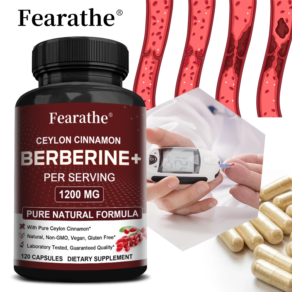 

Ceylon Cinnamon + Berberine Supports Healthy Blood Sugar Levels, Antioxidants, Joint Support, and Improve Digestion