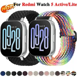 22mm Nylon Starp for Redmi Watch 5 Active/Lite Band Elastic Replacement Bracelet Belt for Redmi Watch 5 Lite Wristband Correa