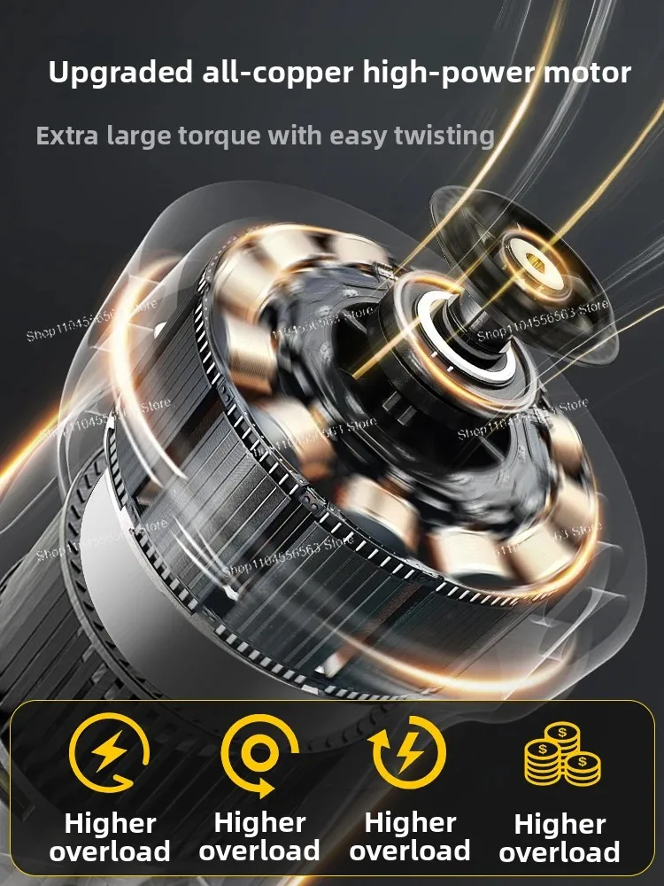 Electric screwdriver  rechargeable household mini electric drill fully automatic small screw screwdriver