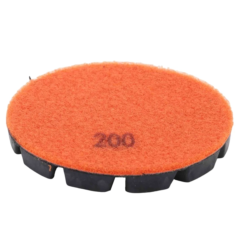 6 PCS Diamond Floor Polishing Pads Resin Bond Terrazzo Floor Diameter 4 Inch