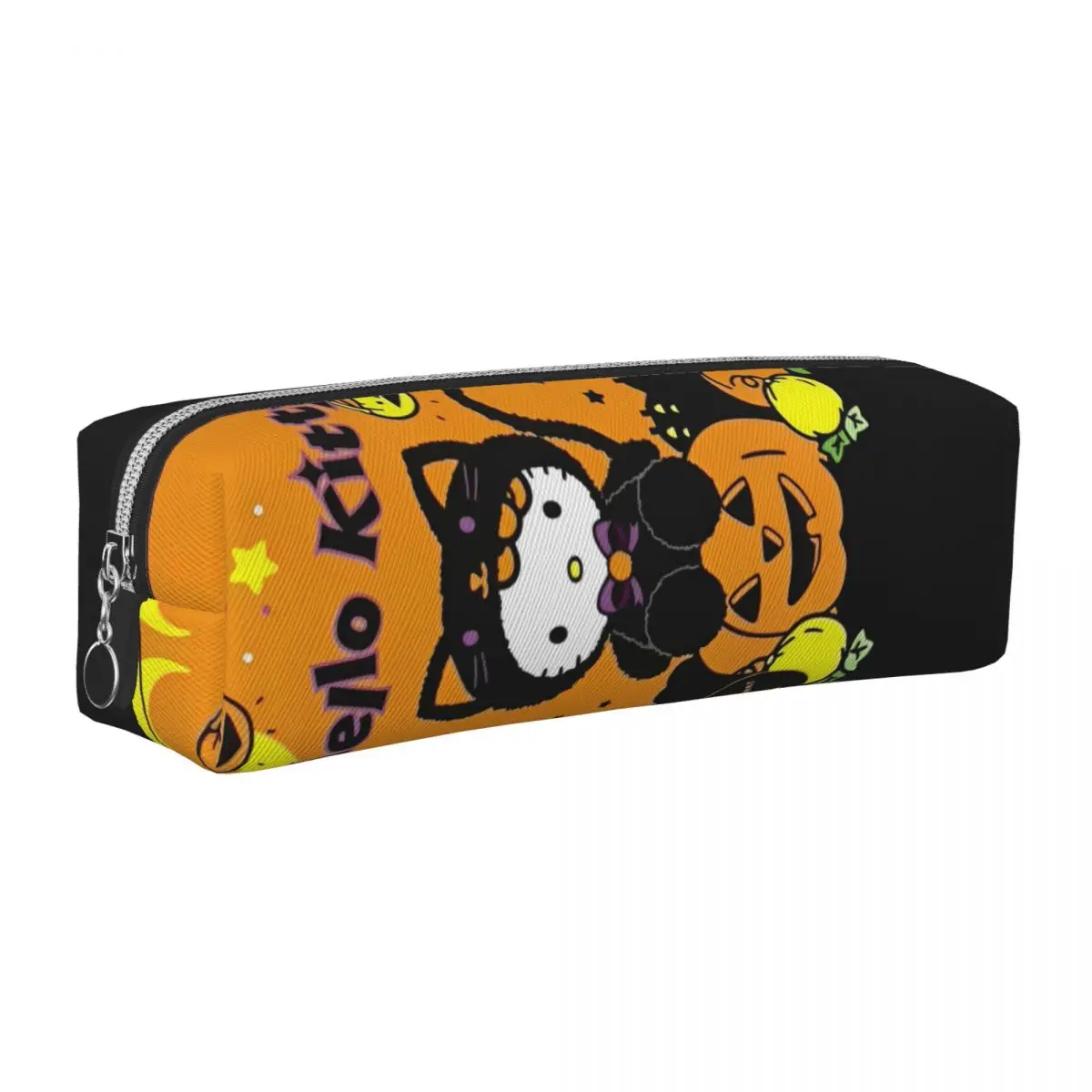 حقيبة مستحضرات التجميل اللطيفة للهالوين من هالو كيتي للنساء حقائب مكياج للسفر مقاومة للماء حقيبة أدوات الزينة منظم الحقيبة