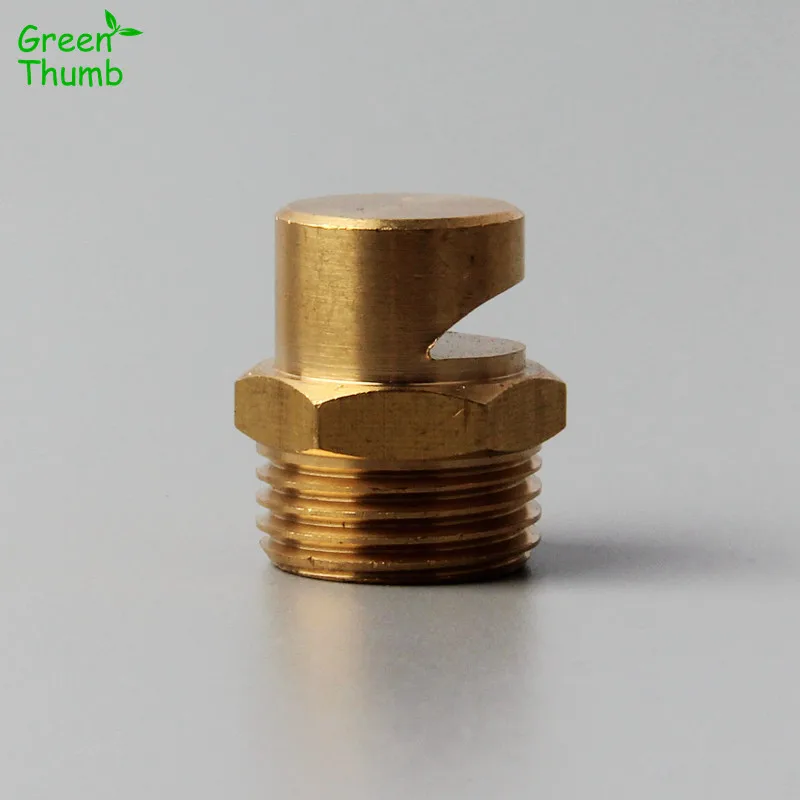 10pcs 1/2'' Male Thread Brass 170 Degree Wide-Angle Water Sprayer Nozzle Right Angle Garden Flower Sprinkler Clean Cool Humidify