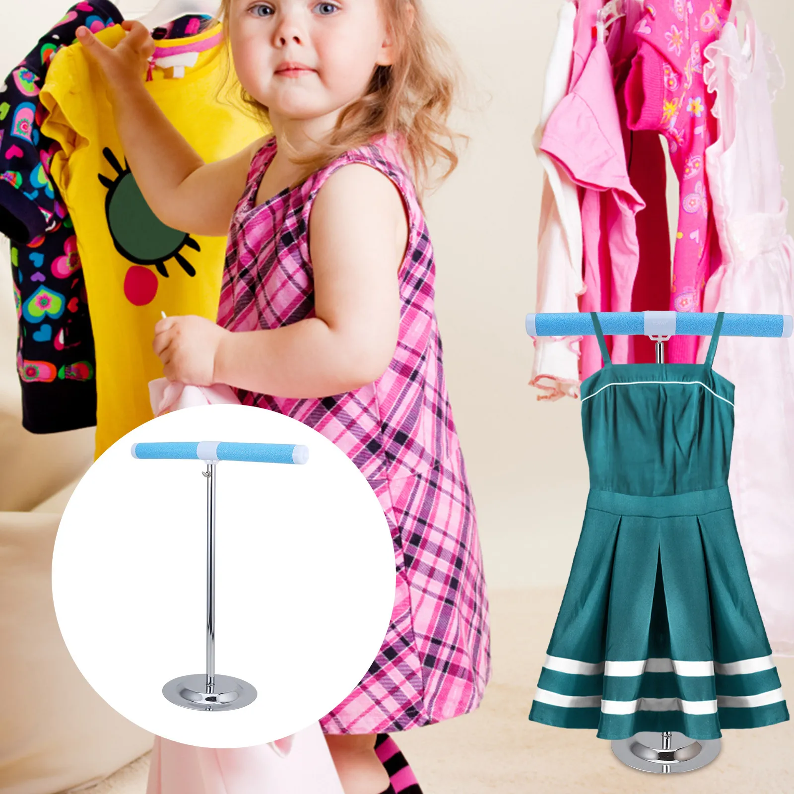 

Стойка для демонстрации детской одежды из прочного пенопласта, витрина для юбок для девочек, для дома, офиса, гардероба