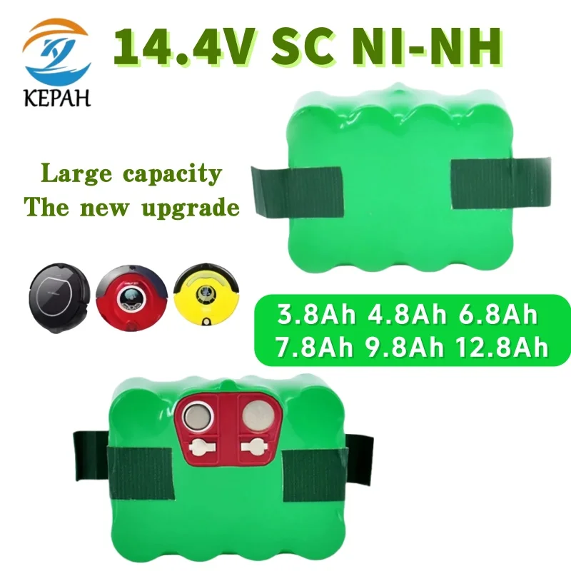 3800-12800mAh High-Capacity Ni-MH Battery｜14.4V for KV8 XR210 XR510 Series Sweeping Robot Vacuum Cleaner
