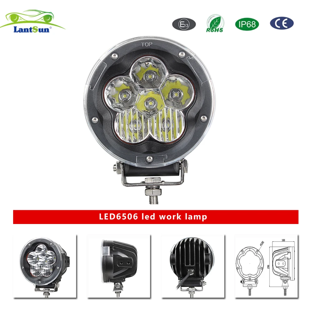 

60W Bright Spots Lights LED Light Bar for Off road Outdoor LANTSUN LED6506