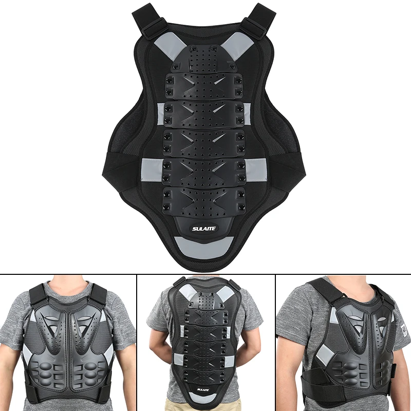 

Motorcycle Vest Armor Spine Chest Back Protector Motorcross Motorcycle Body Armor Back Spine Protective Gear