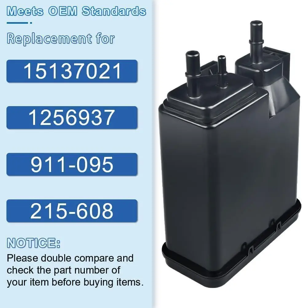 215-608 CP545 15137021 Contenitore per carbone per emissioni di vapore per Chevy GMC Silverado 2004-2019 per Chevrolet Express 1500 2004-2014