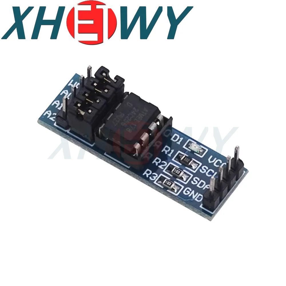 Interfaz I2C EEPROM, módulo de almacenamiento IIC, desarrollo de microordenador de un solo Chip, coche inteligente AT24C01/02/04/08/16/32/64/128/256