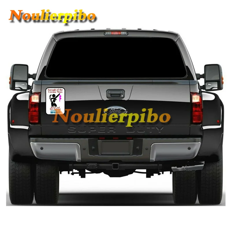 

Personalized Car Decals Enough CORONA Racist Riot We Want Chest Vinyl Decal Car Window Bumper Motorcycle Helmet Decal