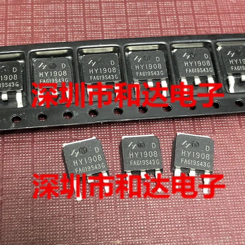 10pcs orginal new HY1908 HY1908D TO-252 80V 90A