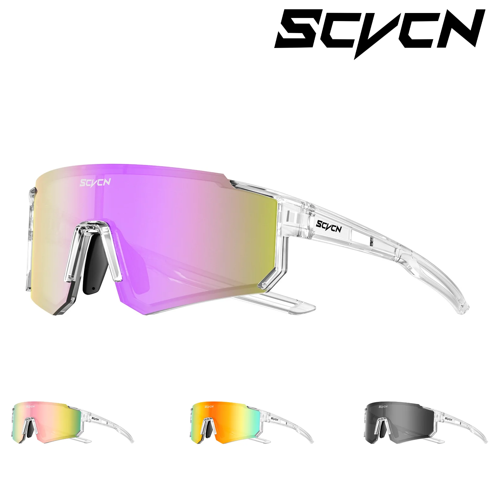 AliExpress UK SCVCN Women Cycling Glasses Bike Sunglasses Men UV400 Eyewear Sports MTB Outdoor Goggles Bicycle Sunglasses Multi Color Riding