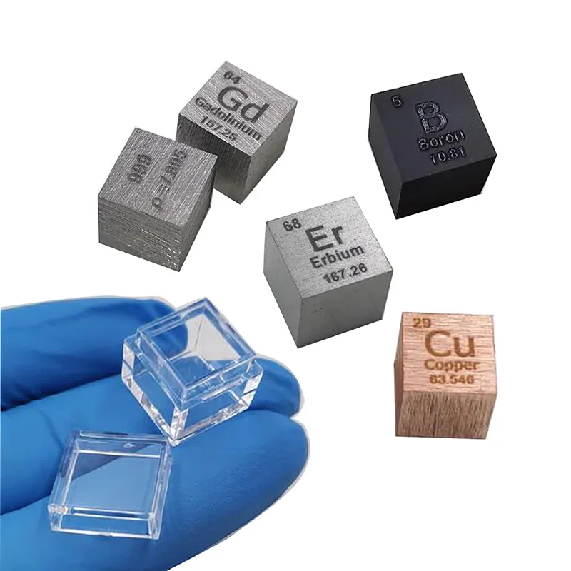 High Purity Periodic Table Collection 1cm Metal Element Cubes 10mm Size