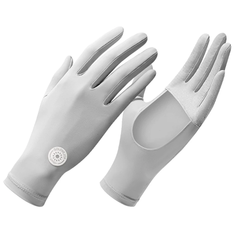 

Летние солнцезащитные перчатки для вождения, женские хлопковые варежки для девочек, автомобильные солнцезащитные перчатки с УФ-защитой, варежки с сенсорным экраном