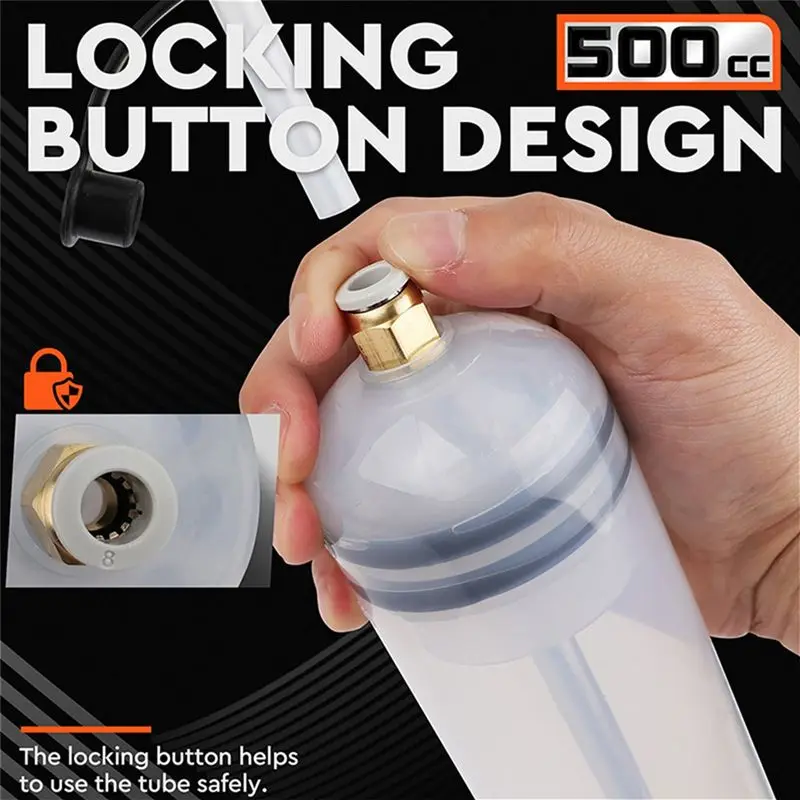 ABJY-Автомобильный экстрактор масляной жидкости 500 мл, автоматический ручной тормозной масляный насос, перекачивающая экстракция, бутылка для наполнения жидкостью