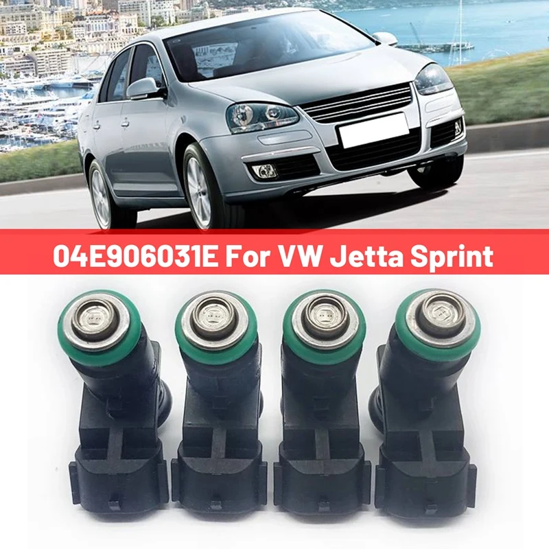 04E906031E 4 Injectors Injector Nozzle Auto For VW Jetta Sprint