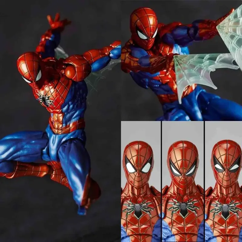 KAIYODO الرجل العنكبوت Ver2.0 KO مفصلية عمل أرقام أطقم منمذجة دمية سطح المكتب زخرفة ديكور العصرية اللعب الصبي متعة مفاجأة هدية