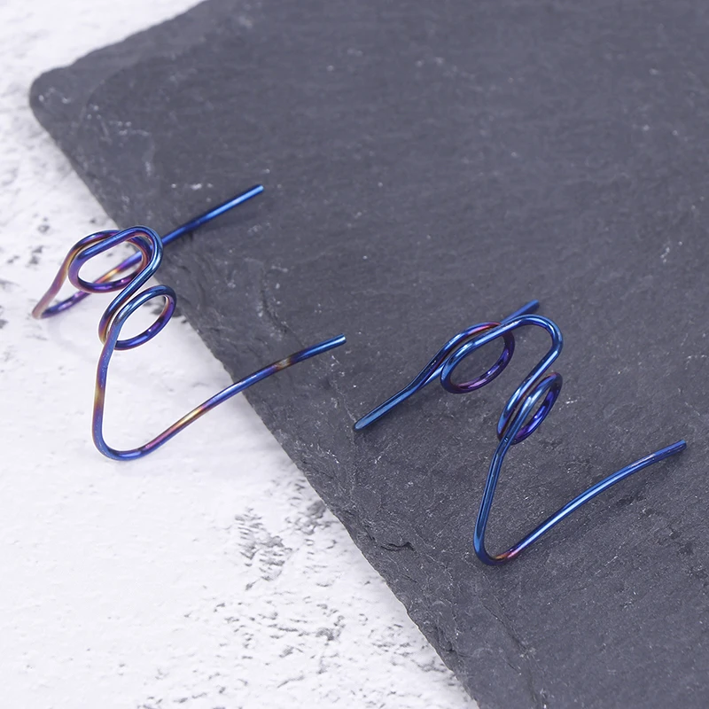 2 pezzi foro singolo molla universale moto scooter pinza freno a disco molla pastiglia freno separatore automatico schegge