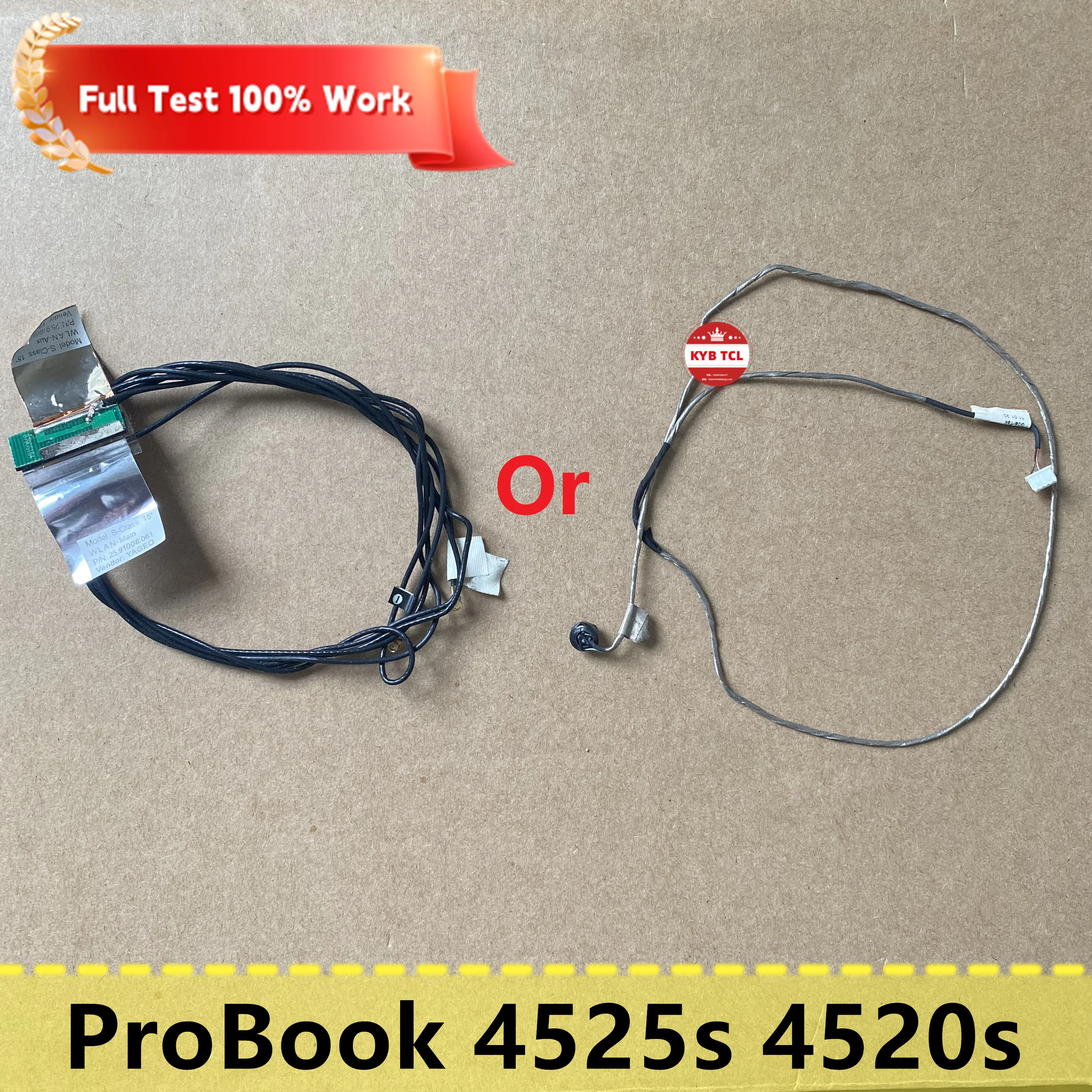 For HP ProBook 4525s 4520s Laptop Build-In Internal Microphone Mic Cable Or Wireless WiFi Antenna Cable 23.42310.001