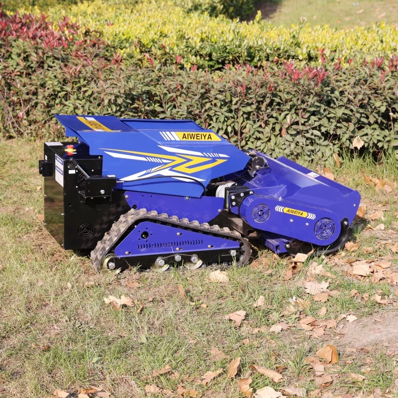 

Newly upgraded customized remote-controlled lawnmower, available in various colors. Inquiries welcome.