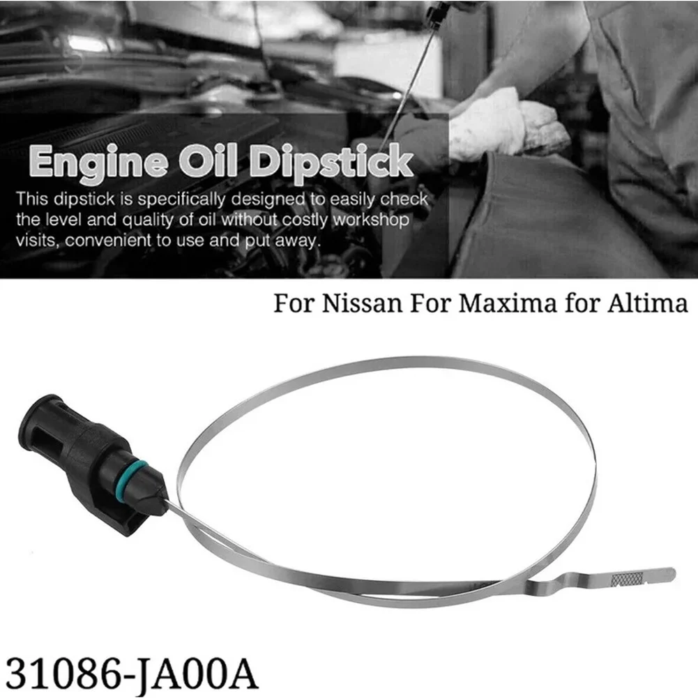 Stainless Steel Oil Level Dipstick 31086-JA00A for Nissan Altima For Rogue Maxima Murano Transmission 2006-2022