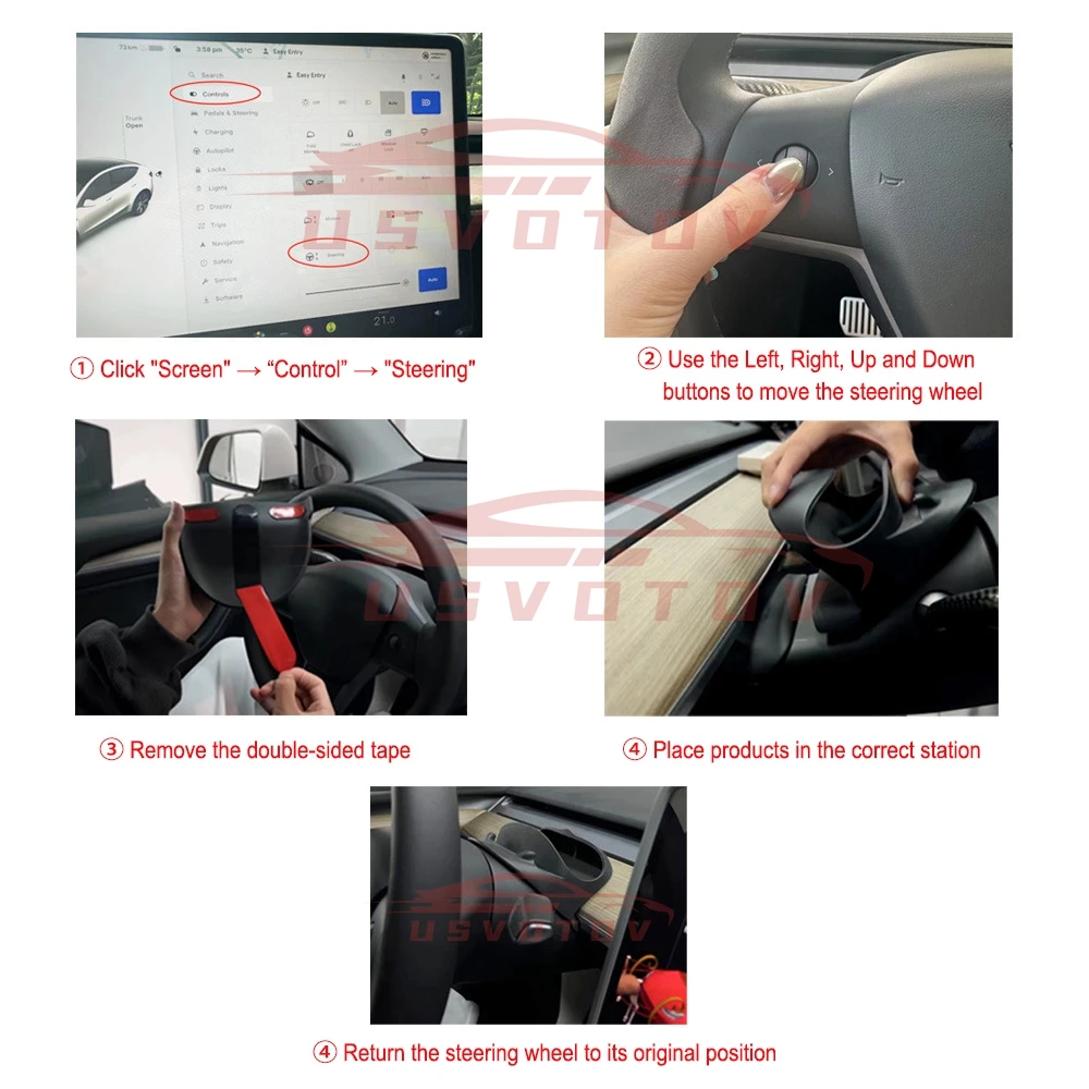 Supporto per telefono al volante per Tesla Model 3 Highland 2024 Supporto per occhiali Console centrale Piccola scatola di immagazzinaggio Supporto