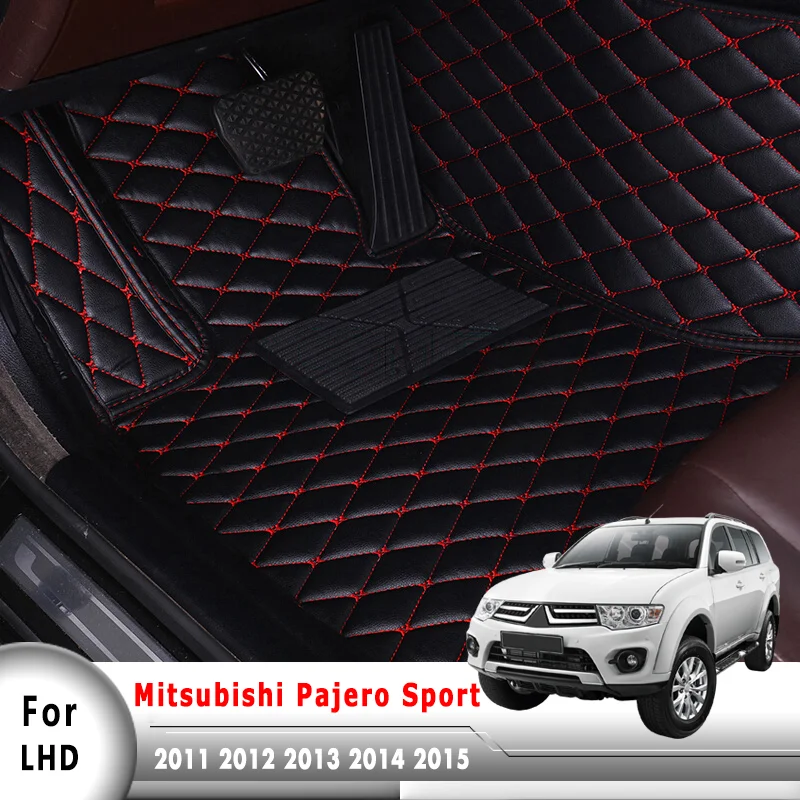 

Carpets For For Mitsubishi Pajero Sport 2015 2014 2013 2012 2011 (7 seats) Car Floor Mats Auto Interiors Accessories Foot Pedals