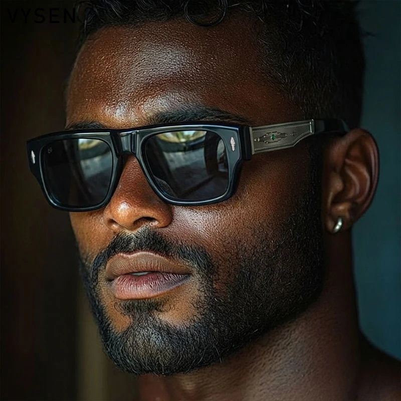 

Поляризованные квадратные солнцезащитные очки для мужчин 2026: люксовый бренд, модные, в стиле стимпанк, для вождения, ретро, для активного отдыха