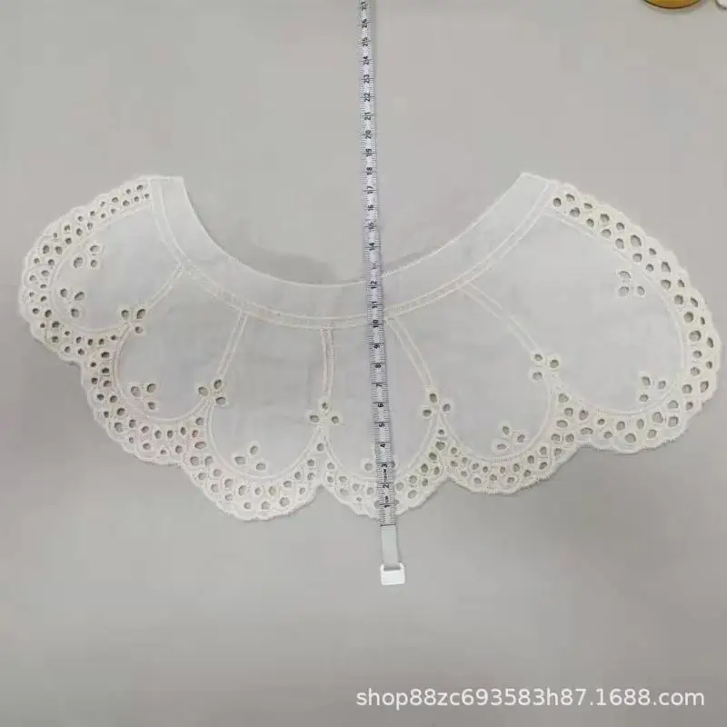 R7UF KIDS COLLAR FALSE HOLLOW OUT TRIM DETACHINGE EMBROIDERY NOGRLINE