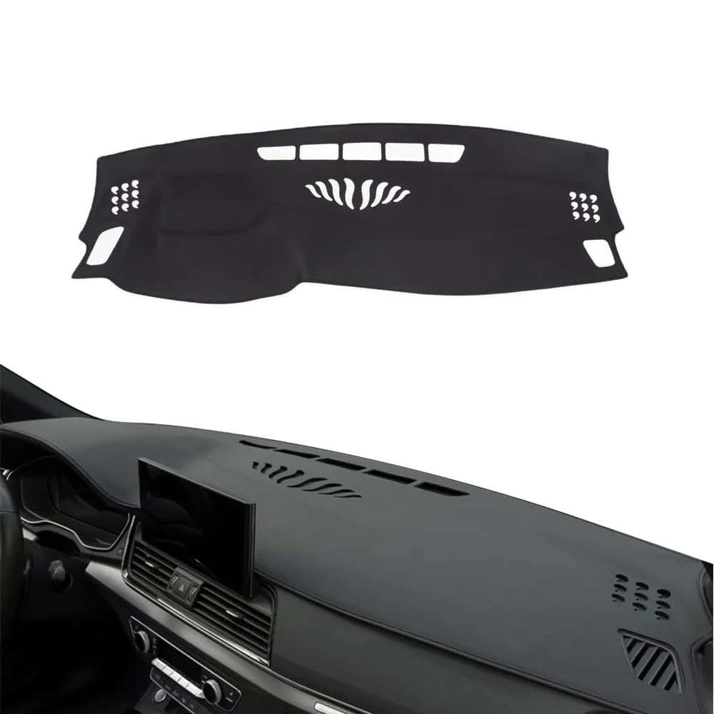 

Automotive Dashboard Cover Compatible with Q5 2018 2019 2020 2021 2022 2023 2024,Leather Material Dashboard Mat