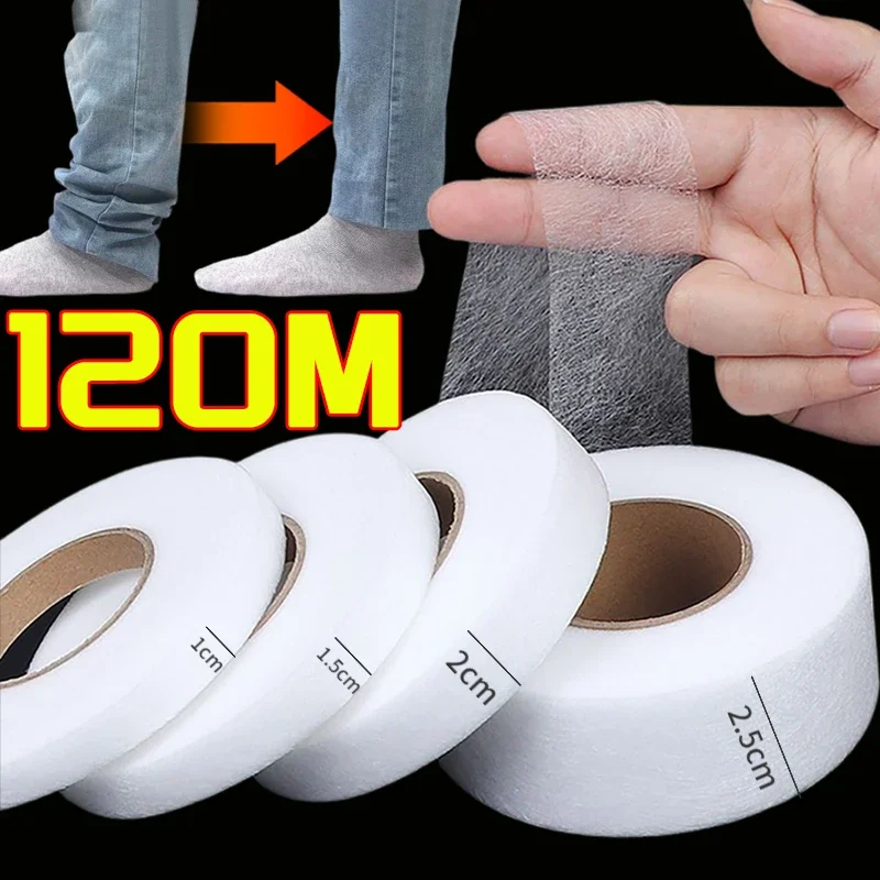 2Pcs Hot Melt Double-Sided Tape For Pasting Double-Sided Non-Woven Fabric Lining and Fusible Lining in Clothing Sewing Supplies