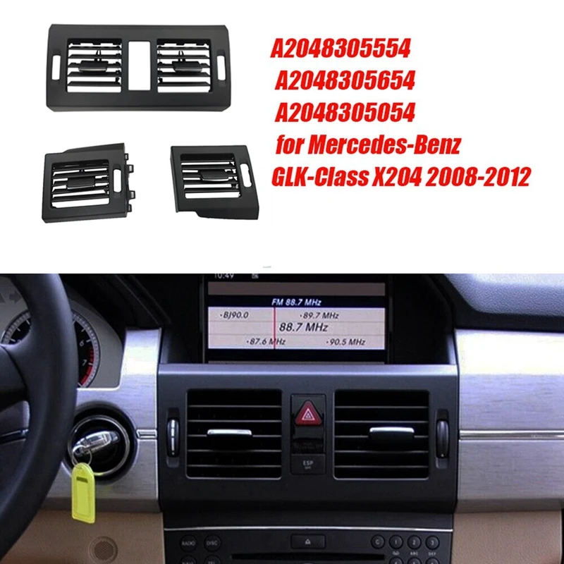 Car Dash A/C Air Outlet Vent Grille Cover A2048305554 A2048305554 For Mercedes Benz GLK Class X204 08-12 A2048305654