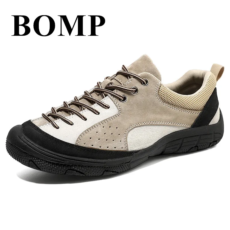 High Quality Khaki Hiking Shoes Men Outdoor Sports Men's Trekking Shoes Comfort Non-Slip Camping Shoes Men zapatos de senderismo