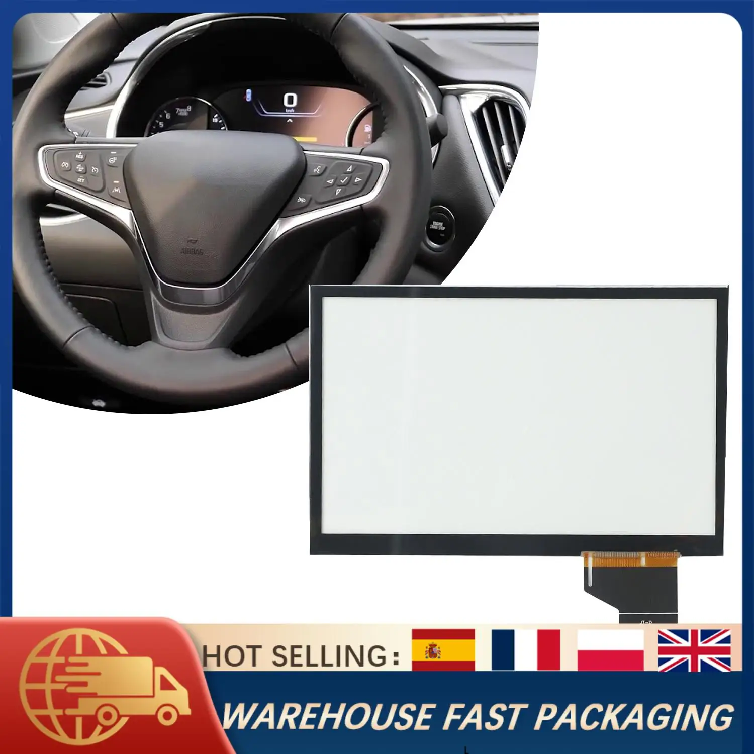 

6.5" LCD Display Screen Replacement For VW Golf Polo Jetta Passat Tiguan CC Caddy Amarok TDO-WVGA0633F00039 Radio Monitor